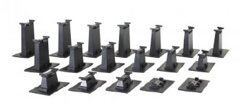 BAC 44595 HO EZ TRACK GRADUATED PIER SET