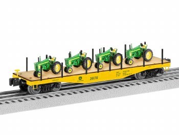 LNL 2426170 JOHN DEERE FLAT CAR TRACTORS