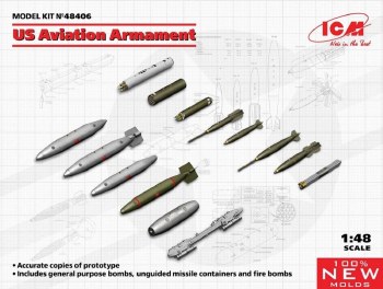 ICM 48406 US AVIATION ARMAMENT