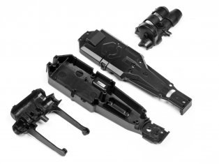 HPI 114289 MAIN CHASSIS &amp; REAR AXLE Q32