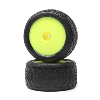 LOS 41016 YELLOW TIRES &amp; WHEELS MINI B