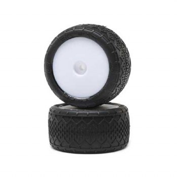LOS 41018 TIRES &amp; WHEELS WHITE MINI B