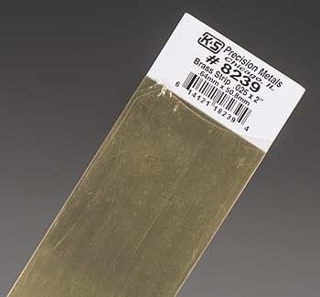 K+S 8239 BRASS STRIP .025 x 2&quot;