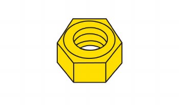 WOO H882 0-80 HEX NUTS