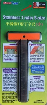TMP 09977 STAINLESS T RULER SMALL