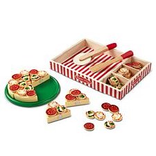 M+D 167 WOODEN PIZZA PARTY SET