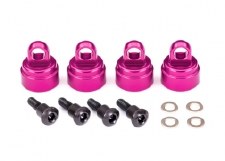 TRX 3767P SHOCK CAPS ALUM PINK