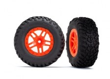 TRX 5892 SPLIT SPOKE ORANGE / SCT TIRES