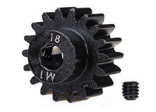 TRX 6491R 18T 1.0MP 5mm PINION GEAR