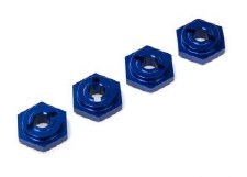 TRX 7154X WHEEL HUBS BLUE