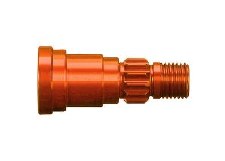 TRX 7768T ALUMINUM STUB AXLE ORANGE