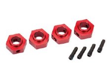 TRX 8269R WHEEL HUBS RED