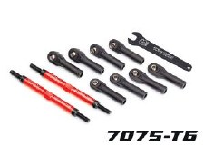 TRX 8638R TOE LINKS RED ANODIZED