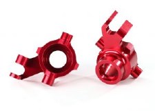 TRX 8937R STEERING BLOCK RED ALUM