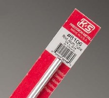 K+S 8106 1/4" ALUMINUM TUBE