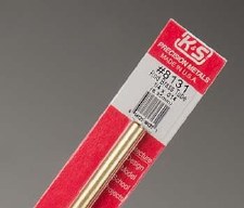 K+S 8131 1/4" BRASS TUBE