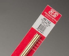 K+S 8132 9/32" BRASS TUBE