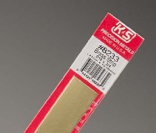 K+S 8233 .016x3/4 BRASS STRIP