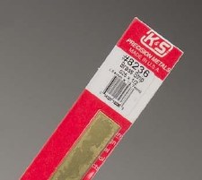 K+S 8236 BRASS STRIP .025x1/2