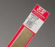 K+S 8238 .025x3/4 BRASS STRIP