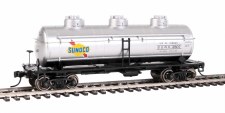 WAL 9101141 3 DOME TANK CAR SUNOCO