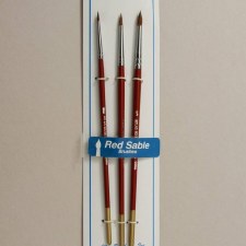 ABS 58 RED SABLE BRUSHES (3)