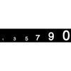 WOO MG727 GOTHIC NUMBERS WHITE