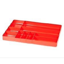 ERN 5010 11x16 10 COMPARTMENT TRAY RED