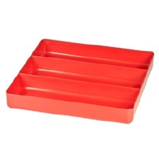 ERN 5020 3 COMPARTMENT TRAY RED