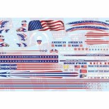 AMT MKA026 ALL AMERICAN DECALS