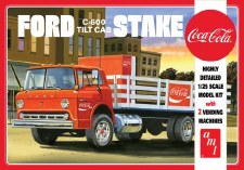 AMT 1147 FORD C-600 TILT CAB STAKE COCA-