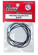 GOF 16202 BATTERY CABLES #2 BLACK
