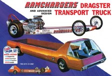 MPC 970 RAMCHARGERS DRAGSTER TRUCK