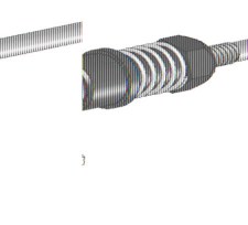 SUL 590 2-56 ALUM BALL LINK w/ LOCK