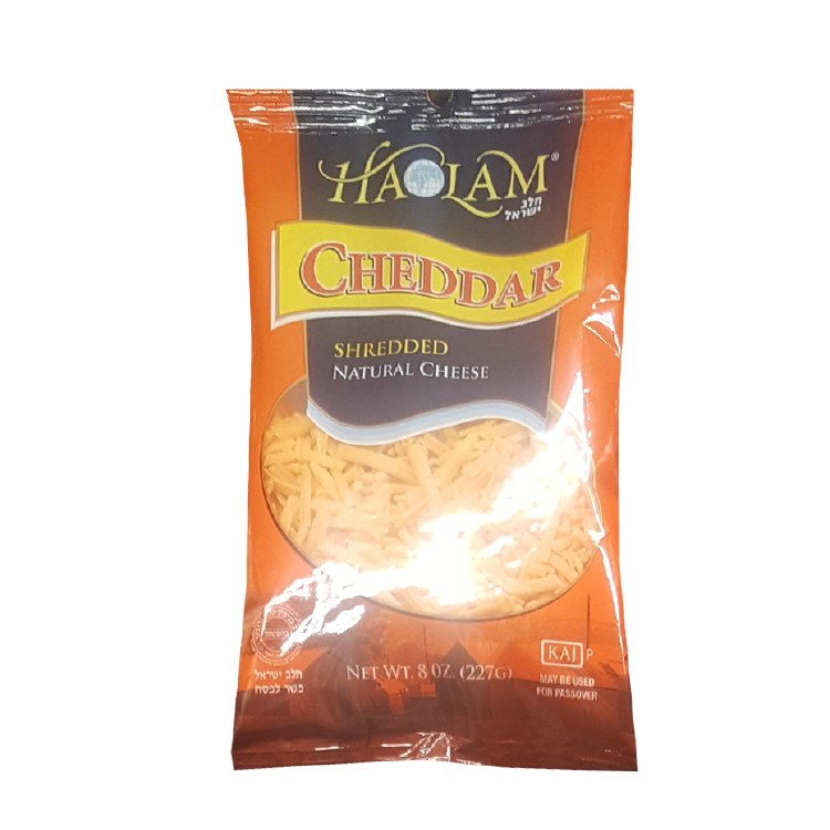 Haolam Chedder Shreded 8 Oz