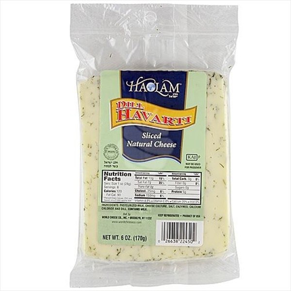 Haolam Sl Dill Havarti 6 Oz
