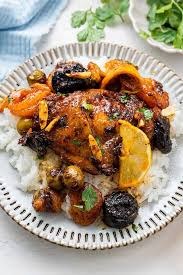 Moroccan Chicken With Fruit
