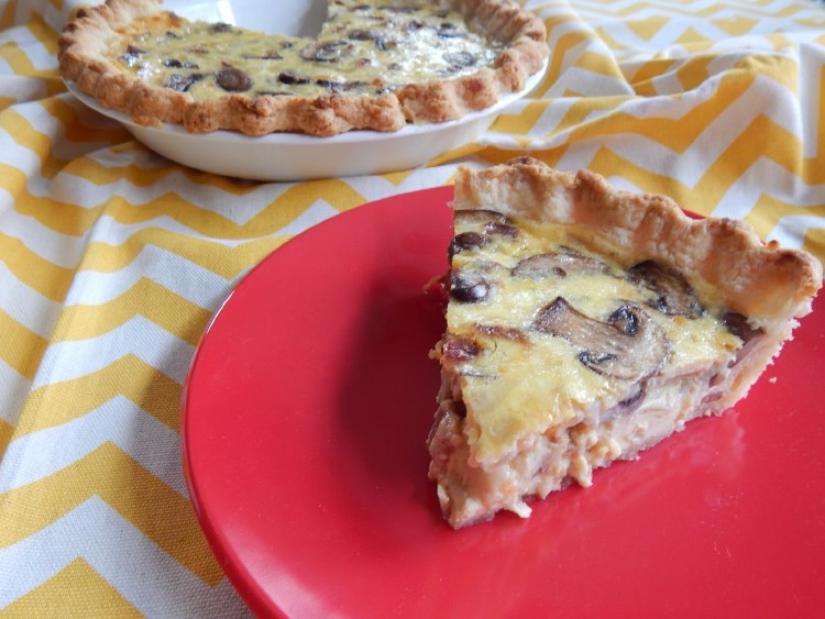 Mushroom And Onion Quiche Bubbies Market and Deli