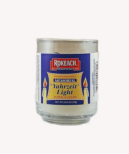 Rokeach Yeritzeit Candle