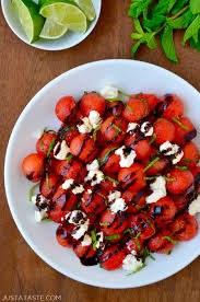 Balsamic Watermelon Salad