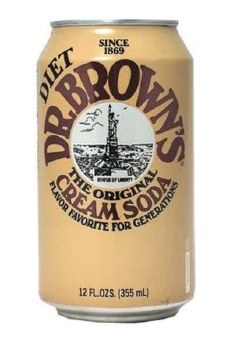 Dr Brown Diet Cream Soda