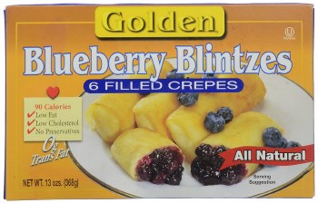 Golden Blueberry Blintz