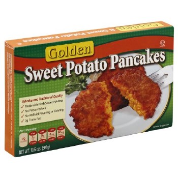 Golden Sweet Potato Pancakes