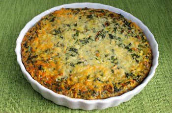 Spinach Mushroom Quiche