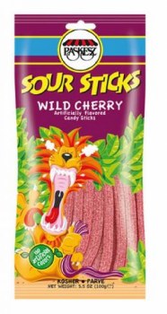 Paskez Sour Sticks Cherry