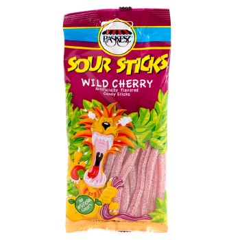 Paskez Wild Cherry Sour Sticks