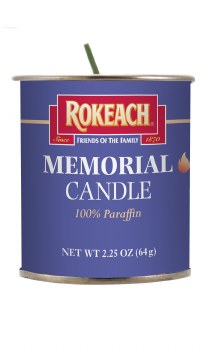 Rokeach Mem Candle Tin 2.25 Oz