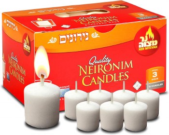 Shabbat Candles In Box 3 Hour