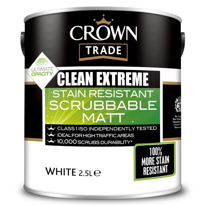 CLEAN EXTREME SCRUBBABLE MATT 2.5L WHITE