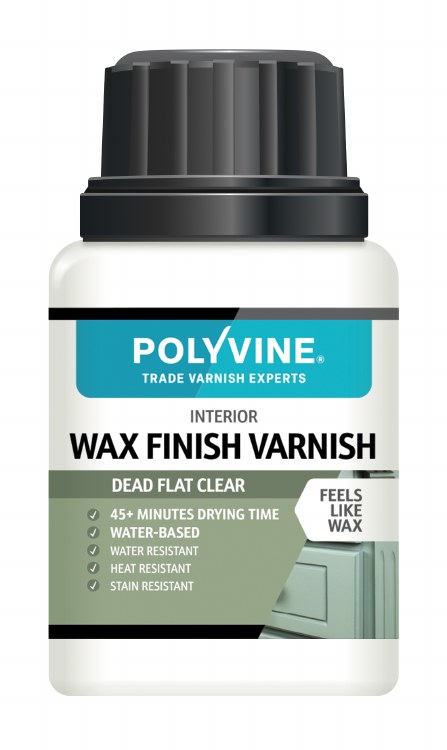 POLYVINE WAX FINISH VARNISH DEAD FLAT 100ML